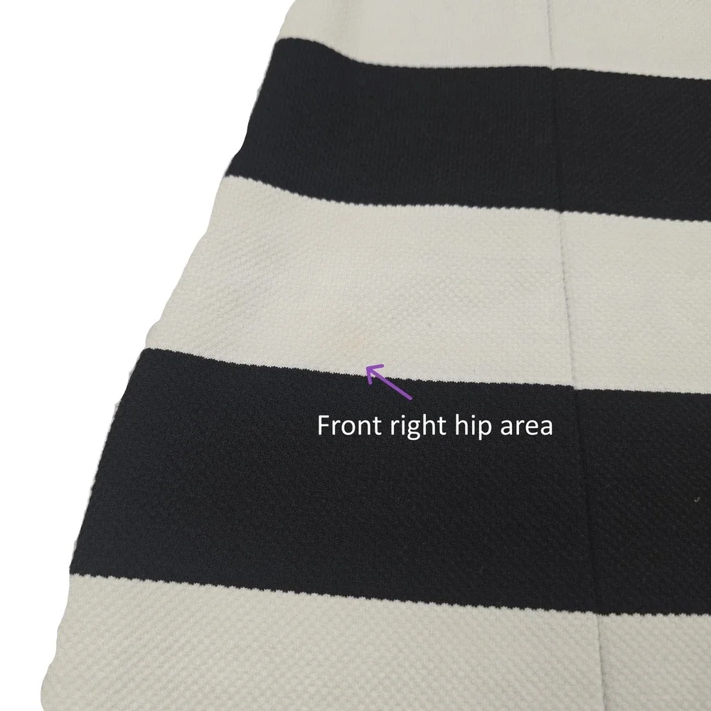 Michael Kors Sleeveless Striped Scoop Back Shift Dress Size PM - Picture 11 of 16